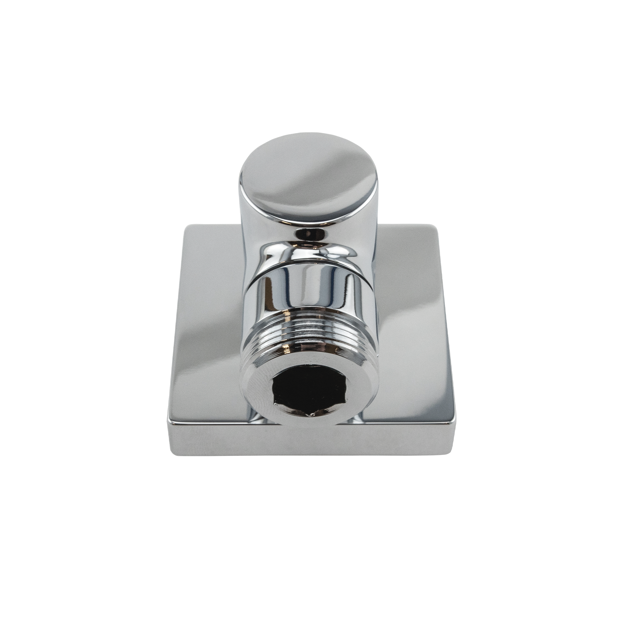 TOTO Wall Outlet for Handshower, Square, Polished Chrome, Brass, TBW02013U#CP