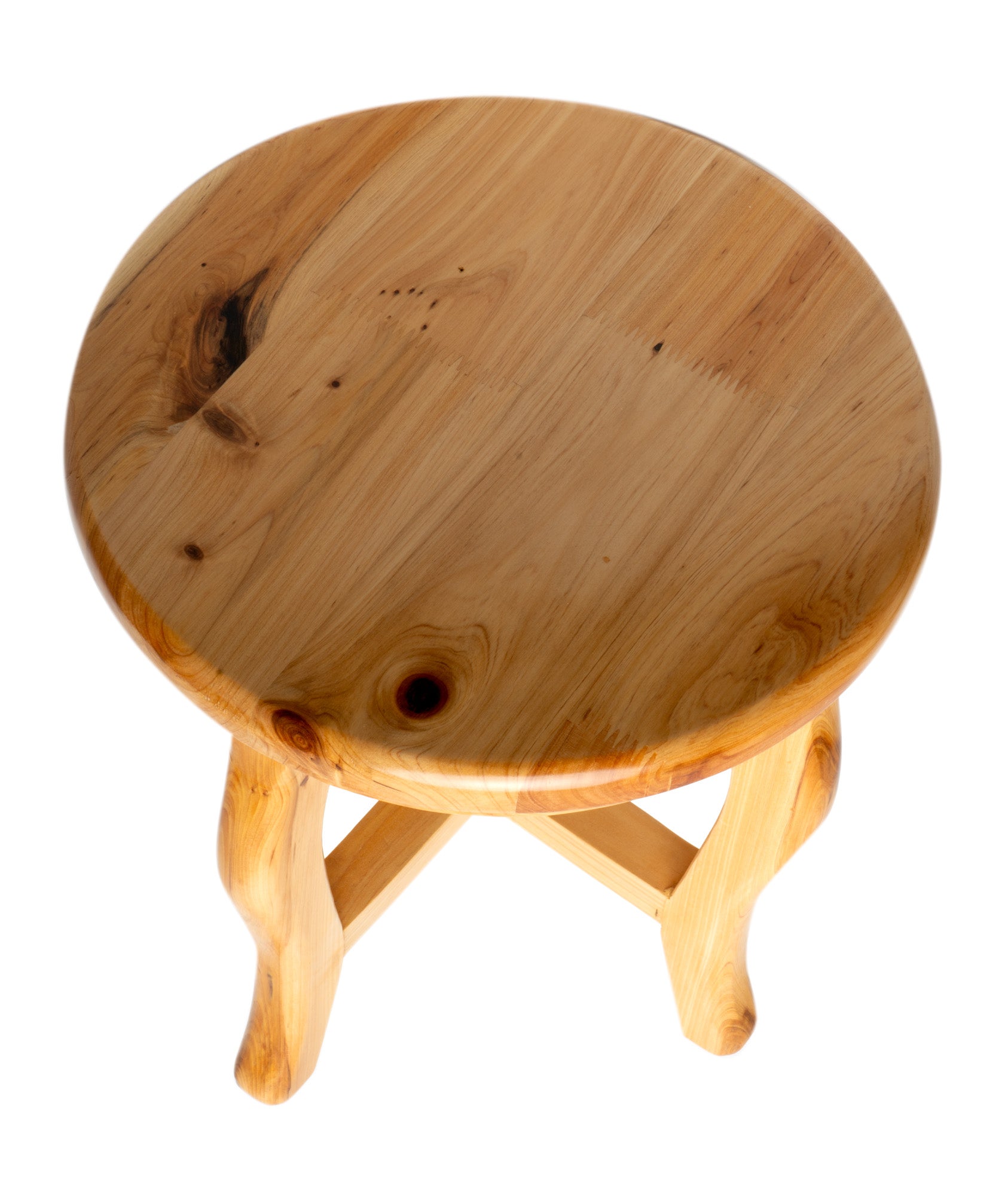 ALFI brand AB4406 11" Cedar Wood Round Stool Multi-Purpose Accessory, Natural Wood