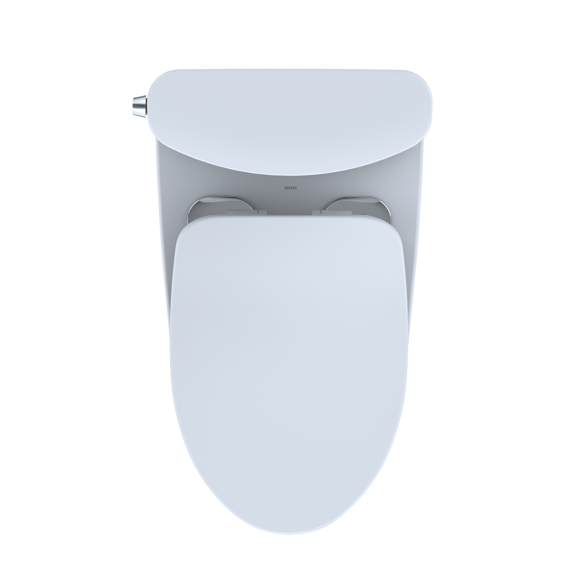TOTO Nexus 1G Two-Piece Elongated 1.0 GPF Universal Height Toilet with CEFIONTECT and SS234 SoftClose Seat, WASHLET+ Ready, Cotton White, Vitreous China, MS442234CUFG#01