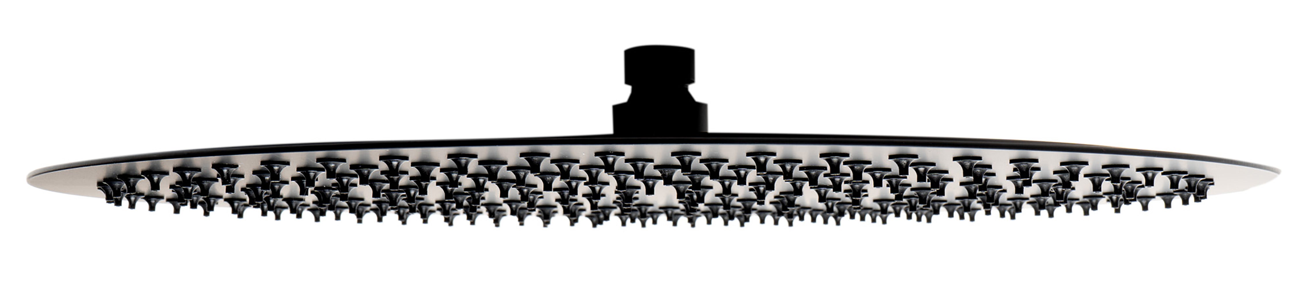 ALFI brand RAIN16R-BM Matte Black Stainless Steel 16" Round Ultra-Thin Rain Shower Head, Black Matte