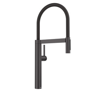 Alternate Image for Blanco Culina II Semi-Pro Pull-Down Dual-Spray Kitchen Faucet, Matte Black, 1.5 GPM, Brass, 527474