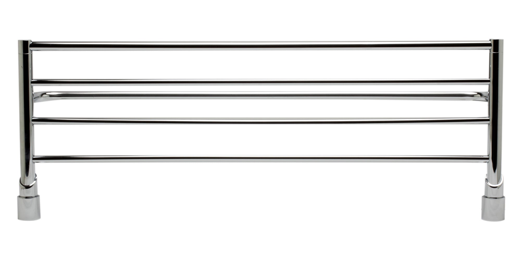 ALFI brand AB9523 Polished Chrome 24 inch Towel Bar & Shelf Bathroom Accessory, Brass