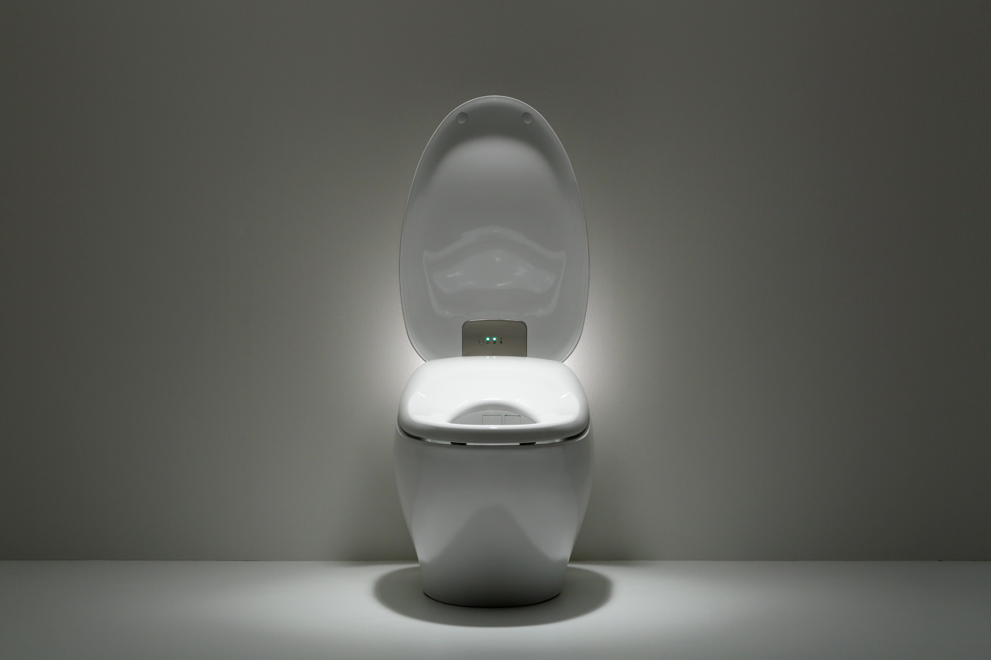 TOTO NEOREST NX2 Dual Flush 1.0 or 0.8 GPF Toilet with Integrated Bidet Seat and EWATER+ and ACTILIGHT, Cotton White, Vitreous China|Plastic, MS903CUMFX#01