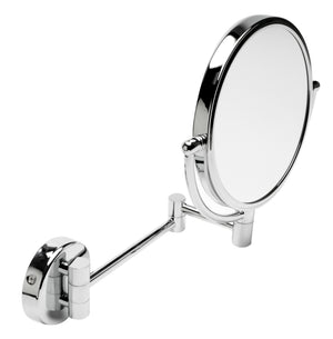 Alternate Image for ALFI brand ABM8WR-PC 8" Round Wall Mounted 5x Magnify Cosmetic Mirror
