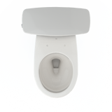 TOTO Drake Transitional Two-Piece Round 1.28 GPF Universal Height TORNADO FLUSH Toilet with CEFIONTECT, Colonial White, Vitreous China, CST785CEFG#11