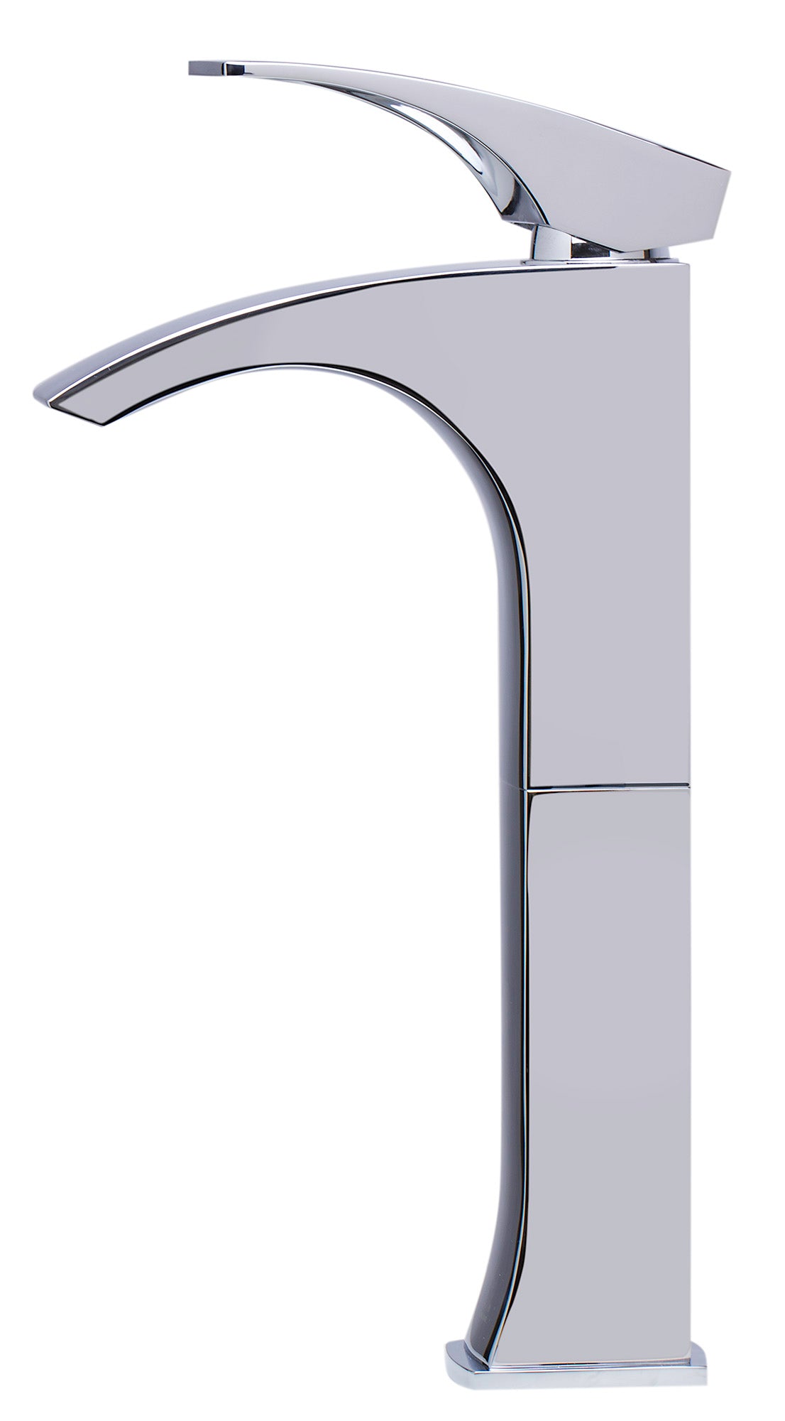 ALFI Tall Polished Chrome Single Lever Bathroom Faucet, AB1587-PC