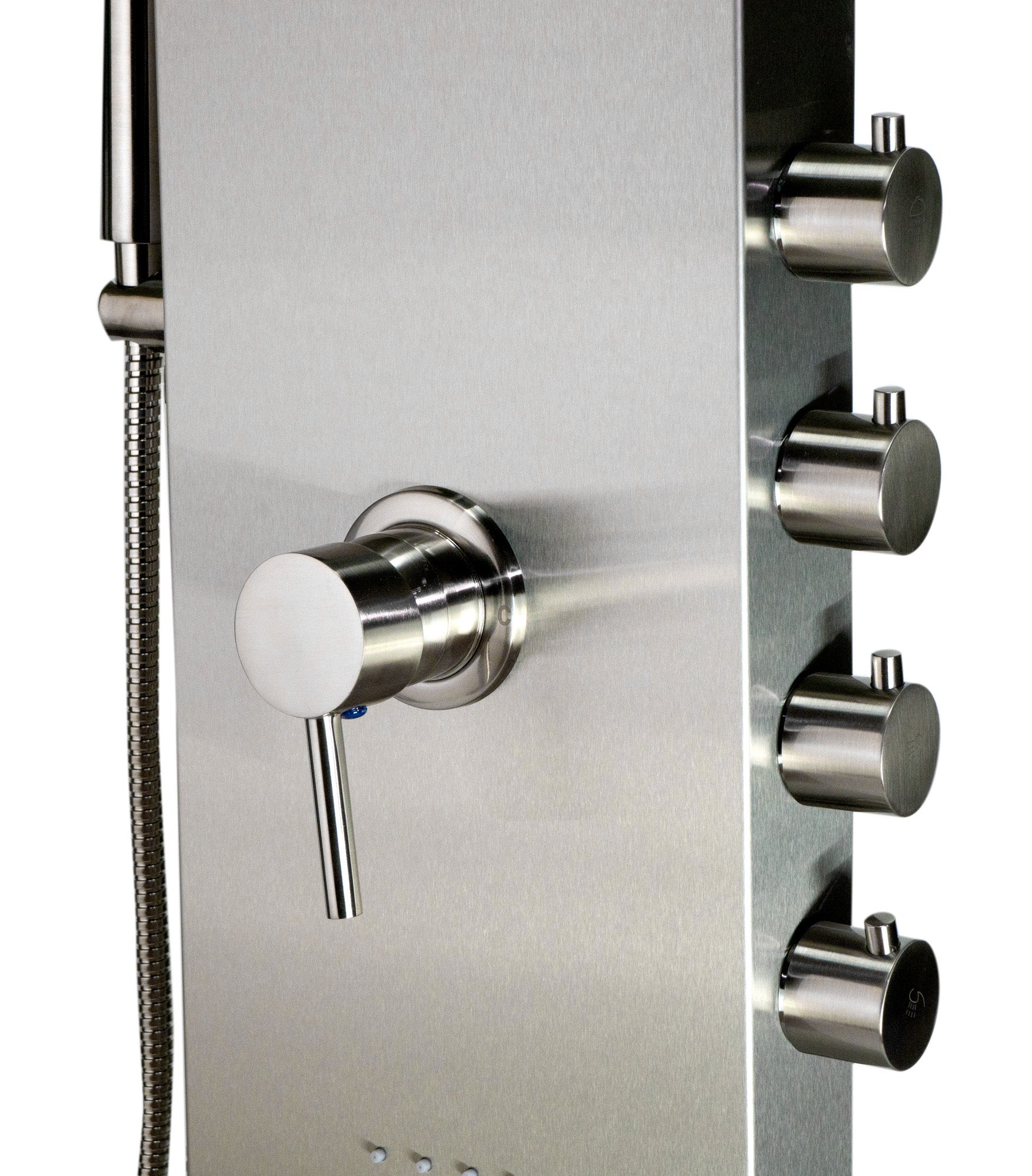 ALFI brand ABSP30 Stainless Steel Shower Panel with 2 Body Sprays, Grey