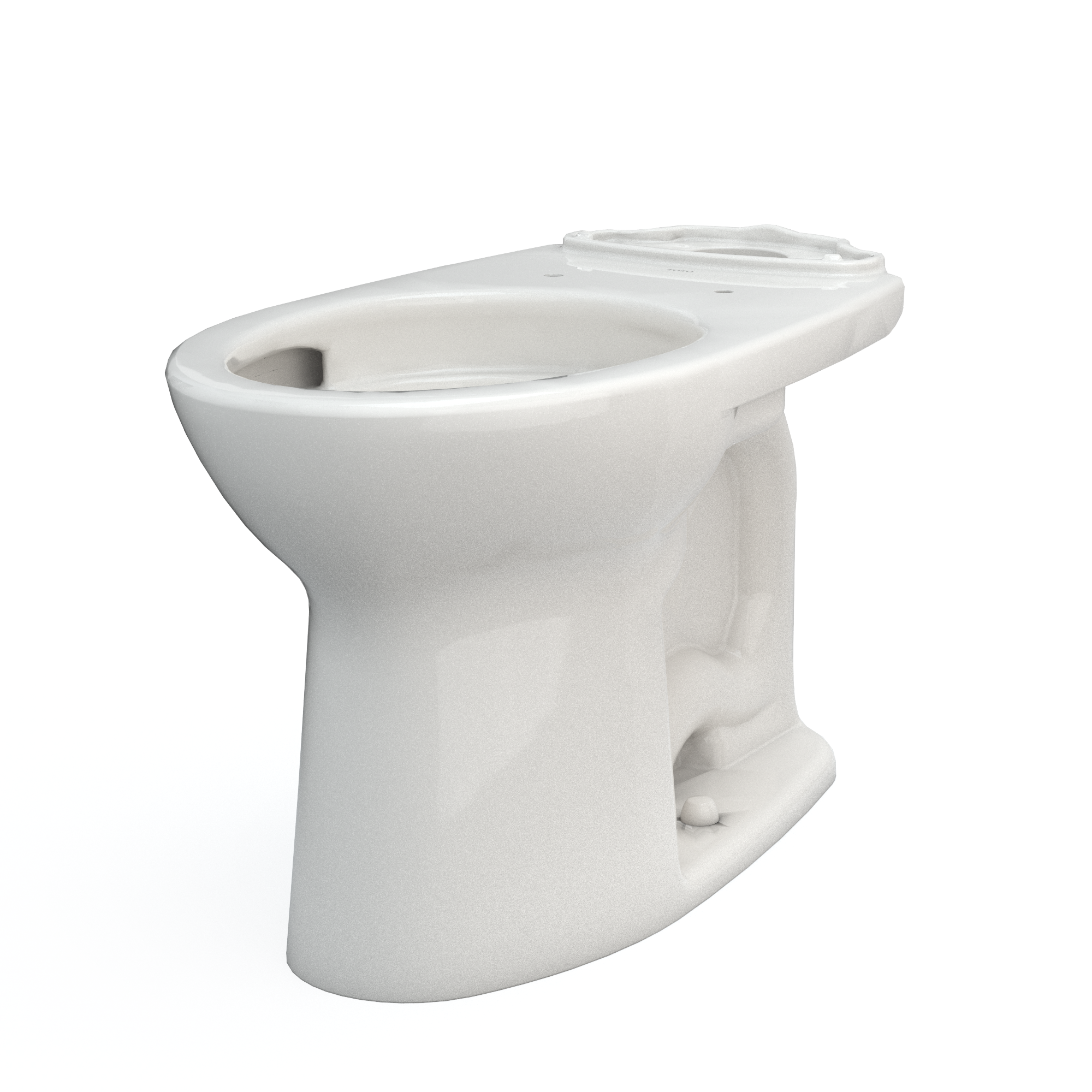 TOTO Drake Elongated Universal Height TORNADO FLUSH Toilet Bowl with CEFIONTECT, Colonial White, Vitreous China, C776CEFG#11