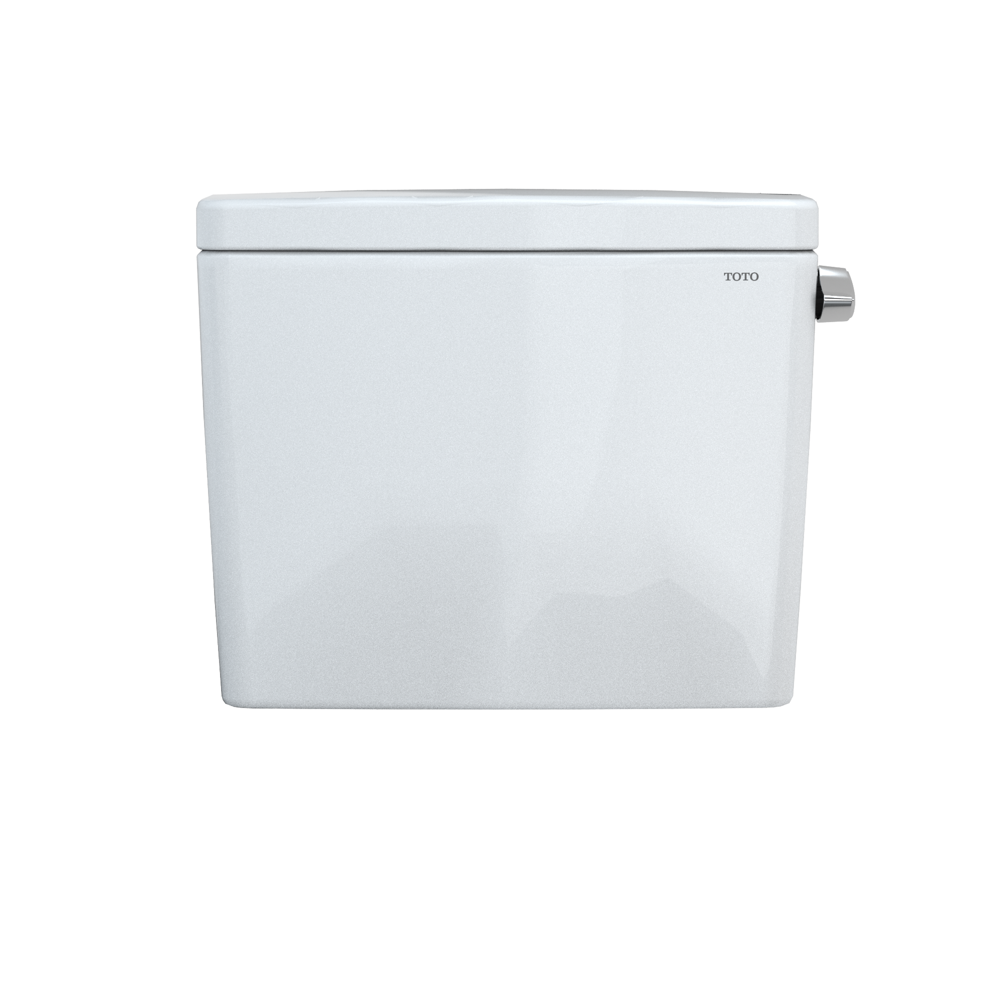 TOTO Drake 1.28 GPF Toilet Tank with Right-Hand Trip Lever, Cotton White, Vitreous China, ST776ER#01