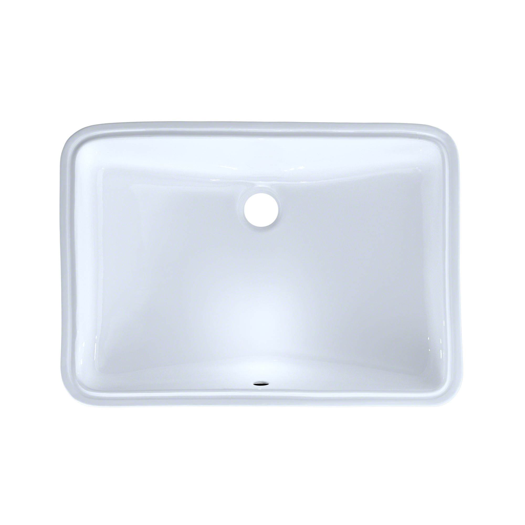 TOTO 21-1/4" x 14-3/8" Large Rectangular Undermount Bathroom Sink with CEFIONTECT, Cotton White, Vitreous China, LT540G#01