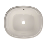 TOTO Maris 17-5/8" x 14-9/16" Oval Undermount Bathroom Sink with CEFIONTECT, Sedona Beige, Vitreous China, LT483G#12