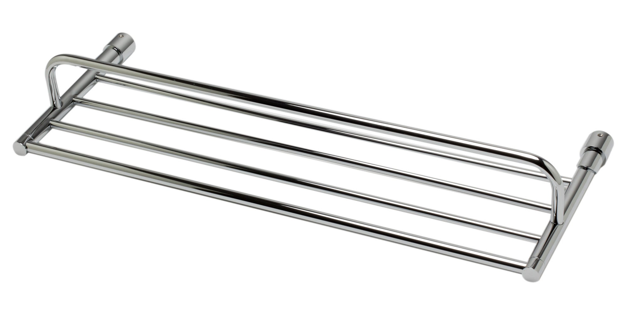ALFI brand AB9523 Polished Chrome 24 inch Towel Bar & Shelf Bathroom Accessory, Brass