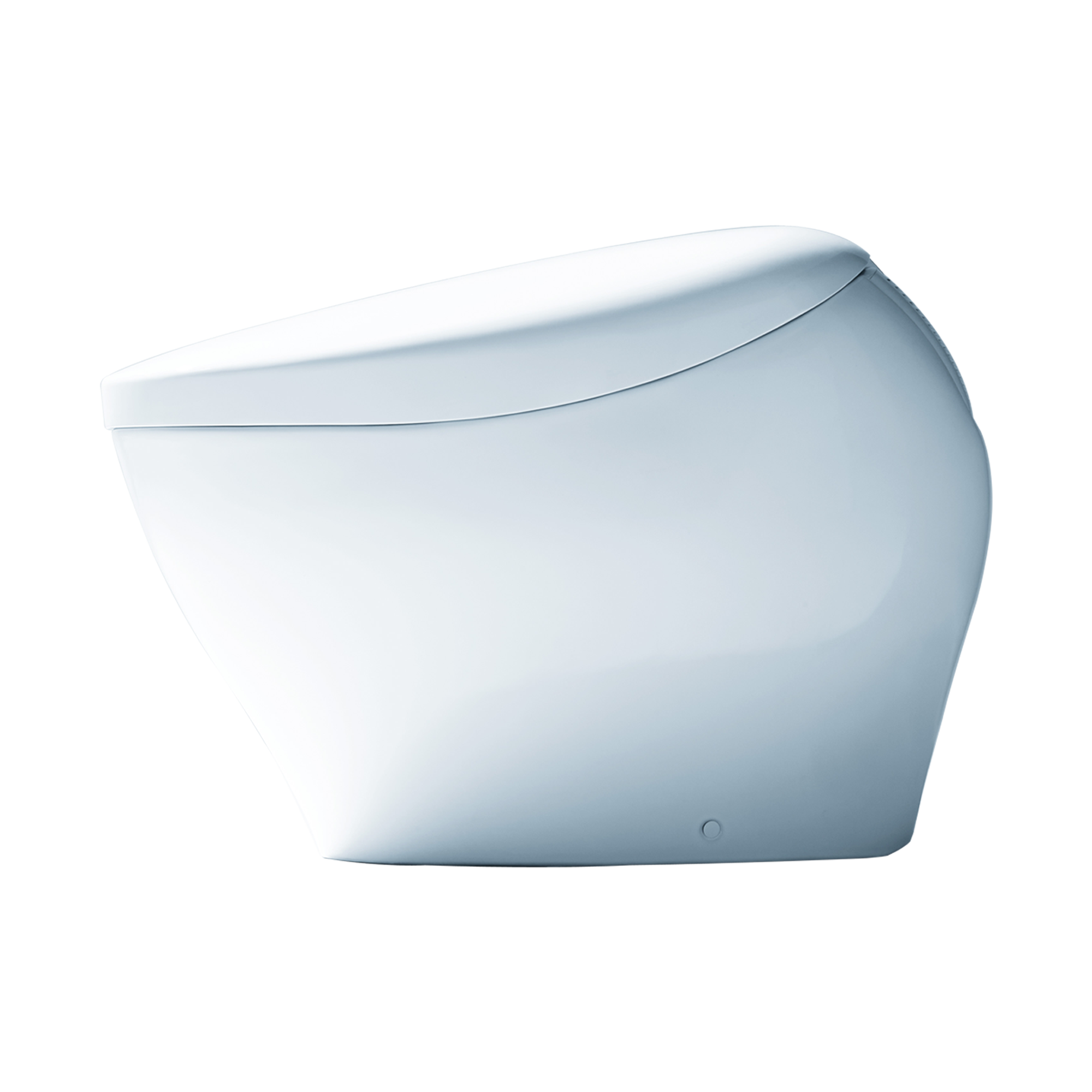 TOTO NEOREST NX2 Dual Flush 1.0 or 0.8 GPF Toilet with Integrated Bidet Seat and EWATER+ and ACTILIGHT, Cotton White, Vitreous China|Plastic, MS903CUMFX#01