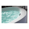 Eago 66" Acrylic Free Standing Oval Air Bubble Bathtub, White, AM2130