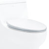 EAGO Plastic, White, R-358SEAT Replacement Soft Closing Toilet Seat for TB358