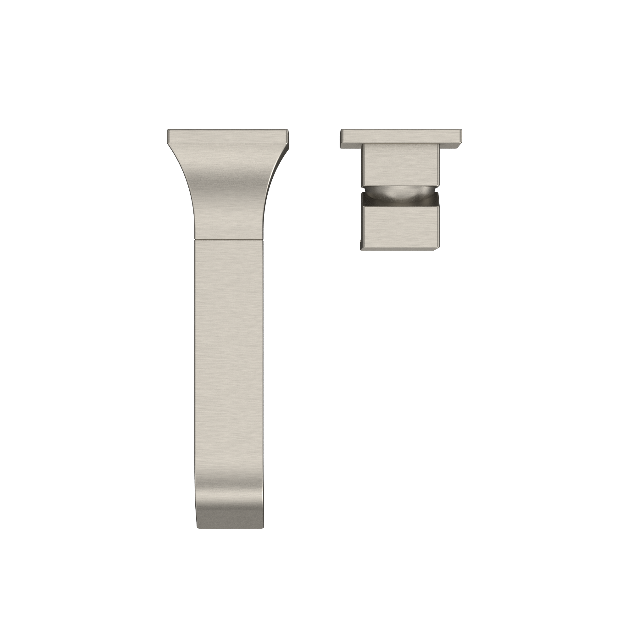 TOTO GC 1.2 GPM Wall-Mount Single-Handle Long Bathroom Faucet with COMFORT GLIDE Technology, Brushed Nickel, Brass, TLG08308U#BN