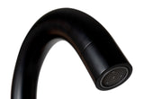 ALFI brand Brass, AB2534-BM Black Matte Single Lever Floor Mounted Tub Filler Mixer w Hand Held Shower Head