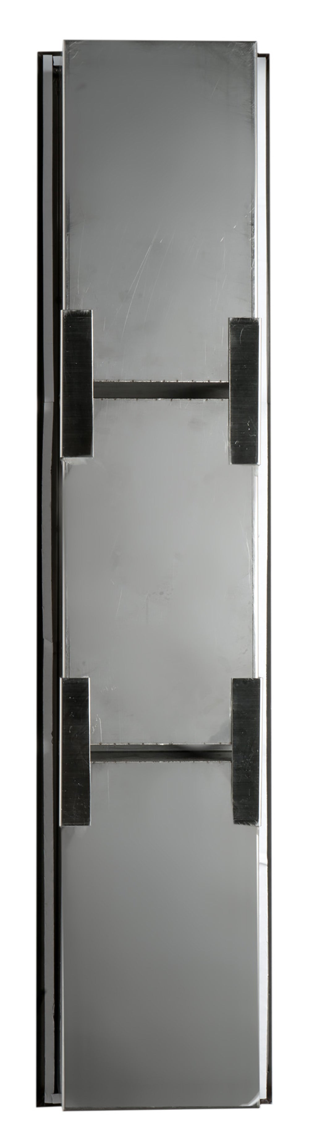 ALFI brand ABN0836-BSS 8 x 36 Brushed Stainless Steel Vertical Triple Shelf Bath Shower Niche, 20 Gauge