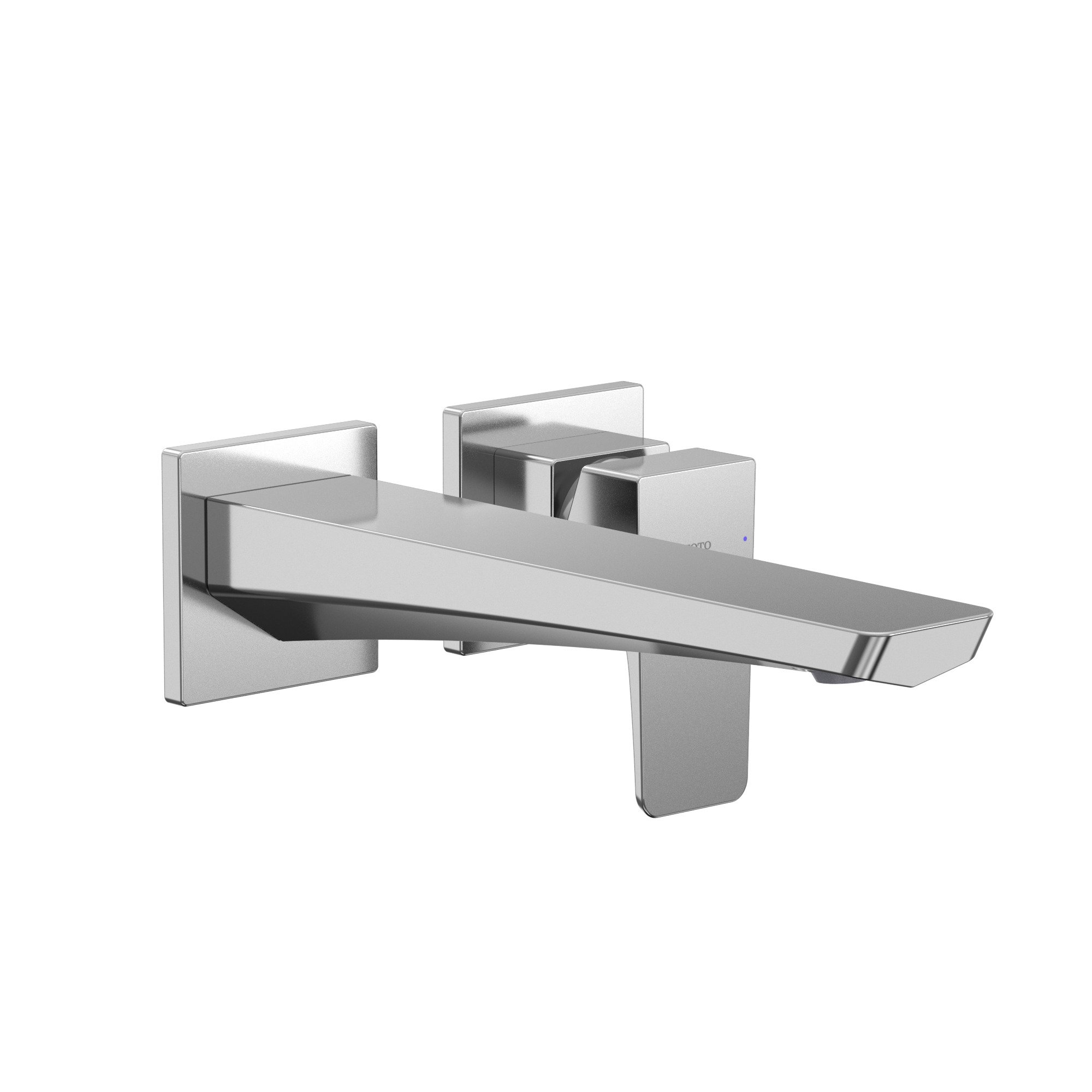 TOTO GE 1.2 GPM Wall-Mount Single-Handle Long Bathroom Faucet with COMFORT GLIDE Technology, Polished Chrome, Brass, TLG07308U#CP