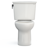 TOTO Drake Transitional Two-Piece Round 1.28 GPF Universal Height TORNADO FLUSH Toilet with CEFIONTECT, Colonial White, Vitreous China, CST785CEFG#11