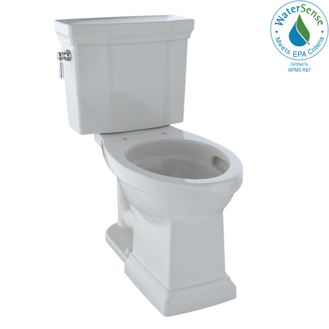 TOTO Promenade II 1G Two-Piece Elongated 1.0 GPF Universal Height Toilet with CEFIONTECT, Colonial White, Vitreous China, CST404CUFG#11