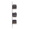 ALFI brand AB3901-BN Brushed Nickel Round 2 Way Thermostatic Shower Mixer, Brass