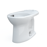 TOTO Drake Elongated Universal Height TORNADO FLUSH Toilet Bowl with 10 Inch Rough-In and CEFIONTECT, Cotton White, Vitreous China, C776CEFG.10#01