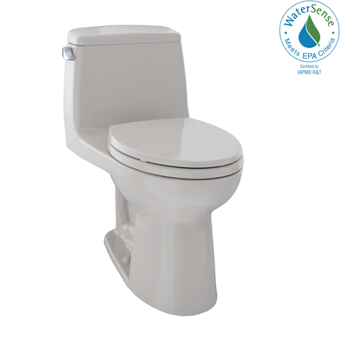 TOTO Eco UltraMax One-Piece Elongated 1.28 GPF ADA Compliant Toilet, Sedona Beige, Vitreous China, MS854114EL#12