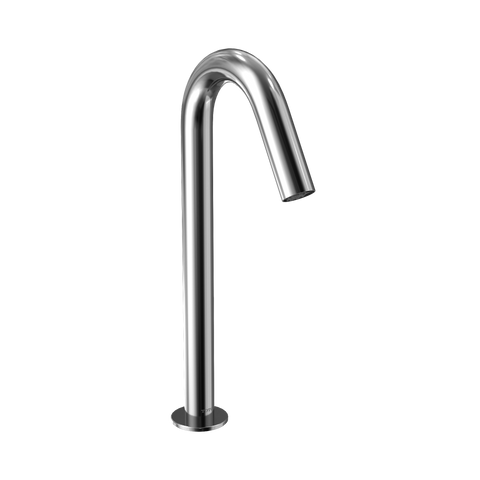 TOTO Helix Vessel AC Powered 0.5 GPM Touchless Bathroom Faucet, 10 Second On-Demand Flow, Polished Chrome, Brass, T26T51A#CP