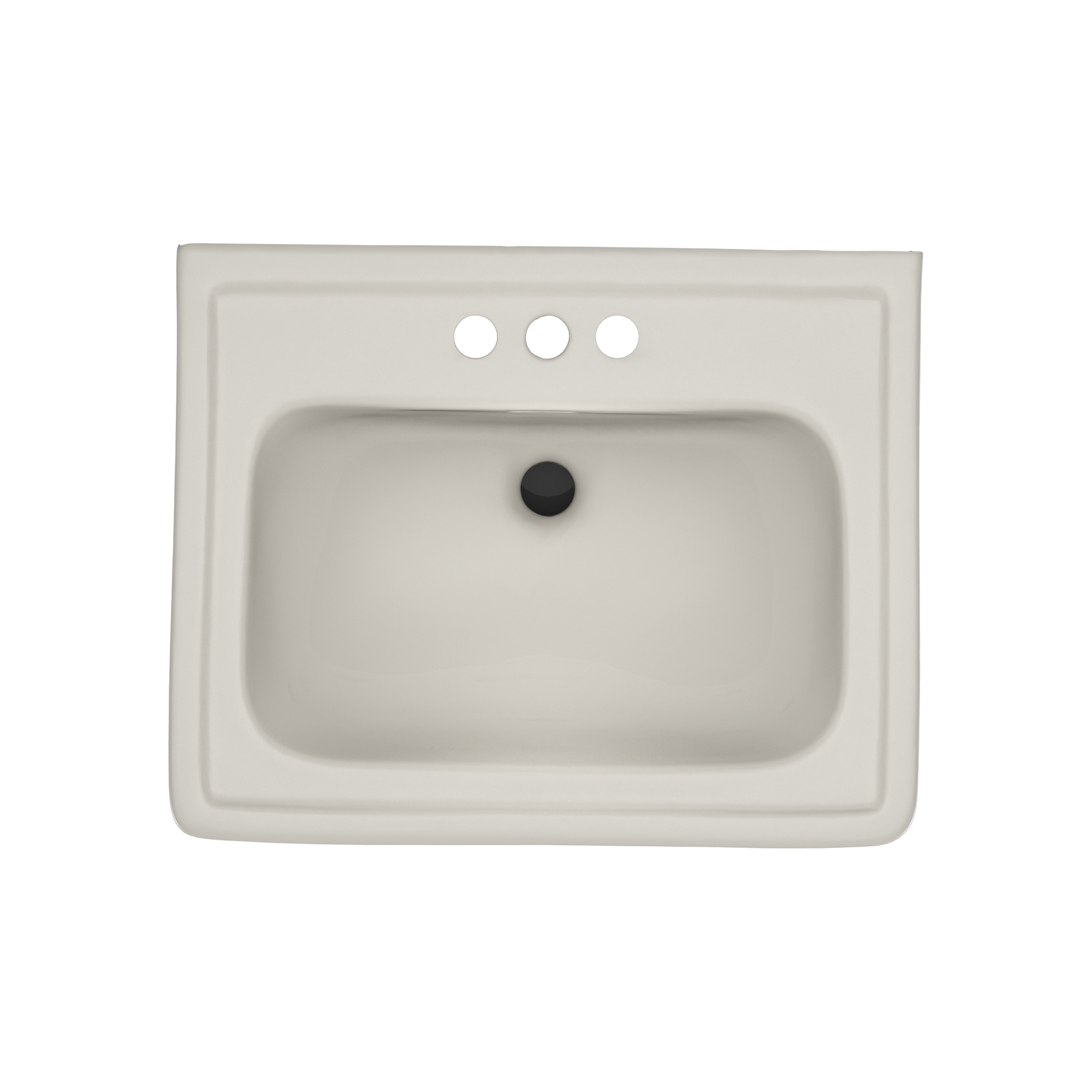 TOTO Promenade 24" x 19-1/4" Rectangular Pedestal Bathroom Sink for 4 inch Center Faucets, Sedona Beige, Vitreous China, LPT532.4N#12