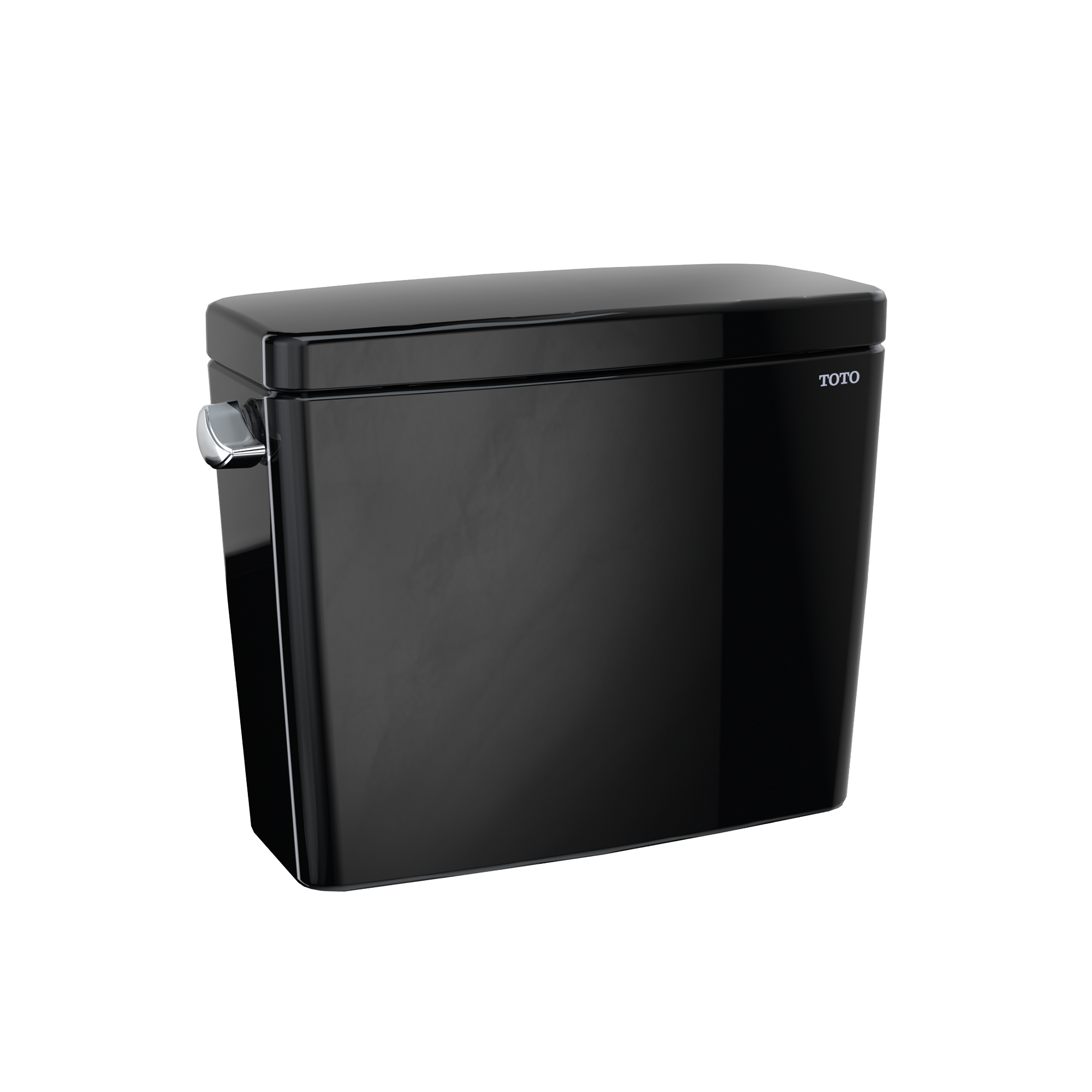 TOTO Drake 1.28 GPF Toilet Tank with WASHLET+ Auto Flush Compatibility, Ebony, Vitreous China, ST776EA#51