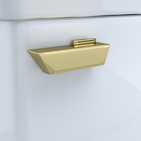 Toto TRIP LEVER, POLISHED BRASS For SOIREE TOILET TANK, THU225#PB