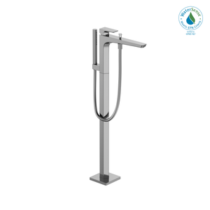 Alternate Image for TOTO GE Single-Handle Free Standing Tub Filler with Handshower, Polished Chrome, Brass, TBG07306U#CP