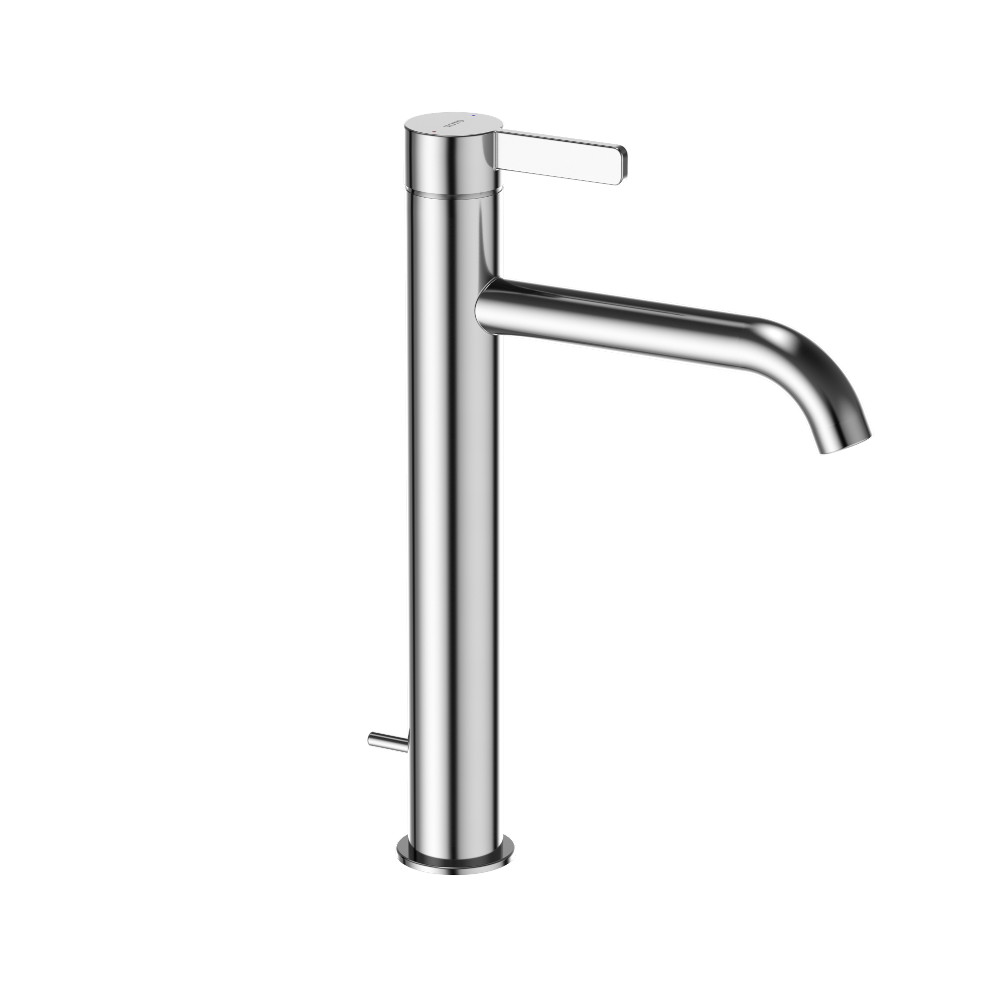 TOTO GF 1.2 GPM Single Handle Vessel Bathroom Sink Faucet with COMFORT GLIDE Technology, Polished Chrome, Stainless Steel, TLG11305U#CP