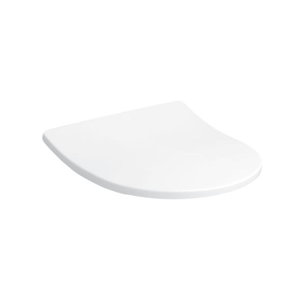 TOTO RP Compact SoftClose Non Slamming, Slow Close Elongated Toilet Seat and Lid, Cotton White, Plastic, SS227#01