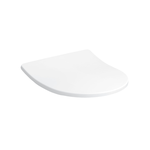 TOTO RP Compact SoftClose Non Slamming, Slow Close Elongated Toilet Seat and Lid, Cotton White, Plastic, SS227#01