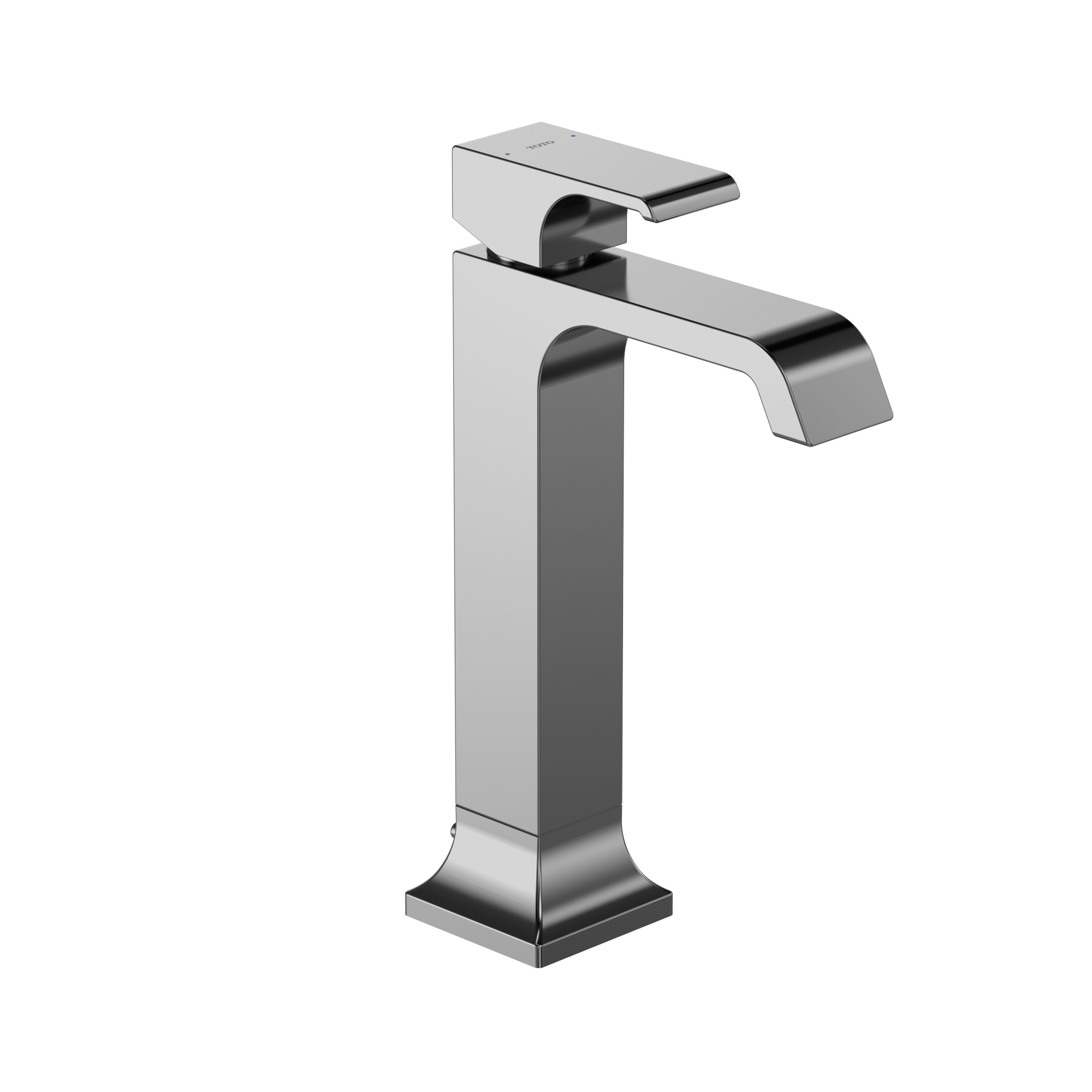 TOTO GC 1.2 GPM Single Handle Vessel Bathroom Sink Faucet with COMFORT GLIDE Technology, Polished Chrome, Brass, TLG08305U#CP