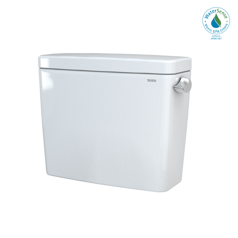 TOTO Drake 1.28 GPF Toilet Tank with Right-Hand Trip Lever, Cotton White, Vitreous China, ST776ER#01