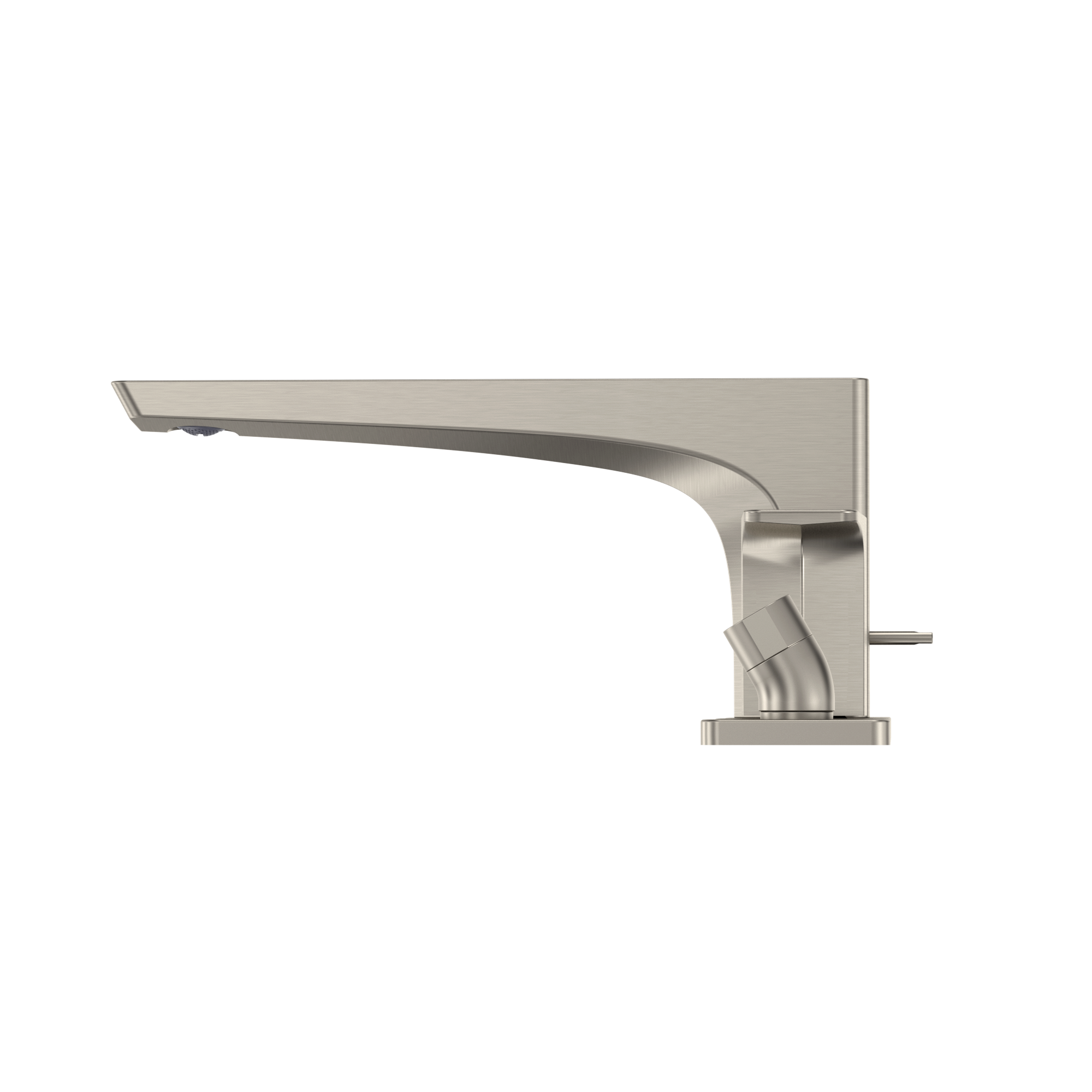 TOTO GE Two-Handle Deck-Mount Roman Tub Filler Trim with Handshower, Brushed Nickel, Brass, TBG07202U#BN