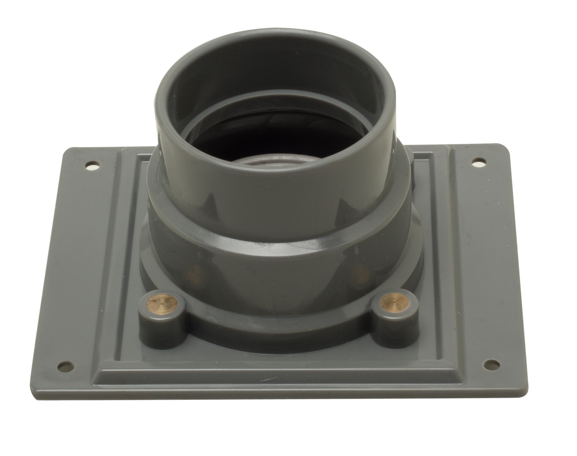ALFI brand ABDB55 PVC Shower Drain Base with Rubber Fitting, Gray