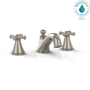 Alternate Image for TOTO Vivian Two Cross Handle Widespread 1.2 GPM Bathroom Sink Faucet, Brushed Nickel, Brass, TL220DD12#BN