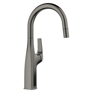 Alternate Image for Blanco Rivana Pull-Down Bar Faucet, Satin Dark Steel, 1.5 GPM, Brass, 443268
