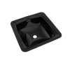 TOTO Connelly Square Undermount Bathroom Sink, Ebony, Vitreous China, LT491#51