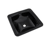 TOTO Connelly Square Undermount Bathroom Sink, Ebony, Vitreous China, LT491#51