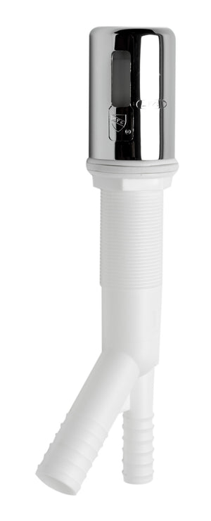 Alternate Image for ALFI brand Plastic, AB2609-PC Polished Chrome Air Gap Cover and Tube for Dishwasher