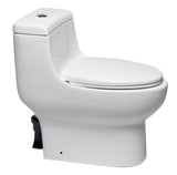 EAGO Plastic, White, R-358SEAT Replacement Soft Closing Toilet Seat for TB358