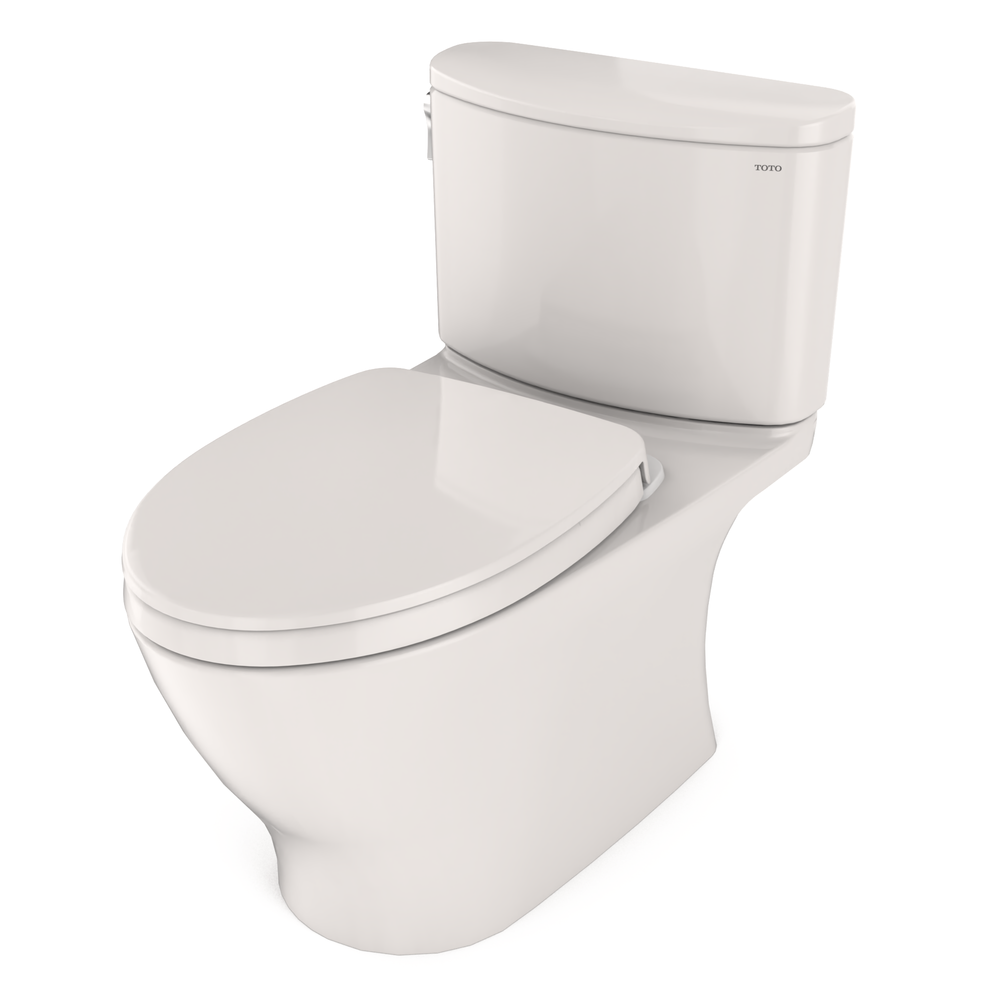 TOTO Nexus 1G Two-Piece Elongated 1.0 GPF Universal Height Toilet with CEFIONTECT and SS124 SoftClose Seat, WASHLET+ Ready, Colonial White, Vitreous China, MS442124CUFG#11