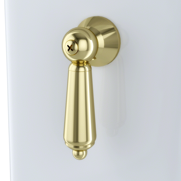 Toto TRIP LEVER (SIDE MOUNT), POLISHED BRASS For CARROLLTON, DARTMOUTH, PROMENADE, WHITNEY TOILET TANK, THU141#PB