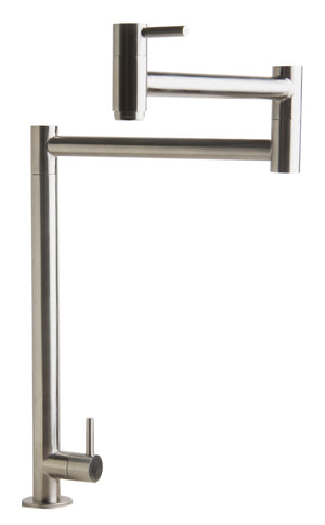 Alternate Image for ALFI Brushed Stainless Steel Retractable Pot Filler Faucet, AB5018-BSS