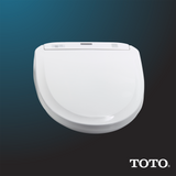 TOTO WASHLET S300e Electronic Bidet Toilet Seat with EWATER+ Cleansing, Round, Cotton White, Plastic, SW573#01